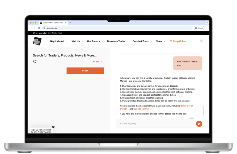 Queen Victoria Market AI Search